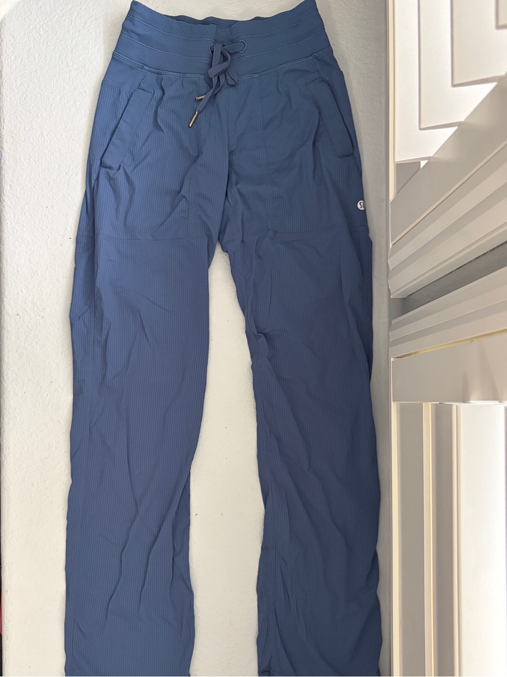 lululemon athletica Slate Blue Drawstring Joggers - Dance Studio Straight